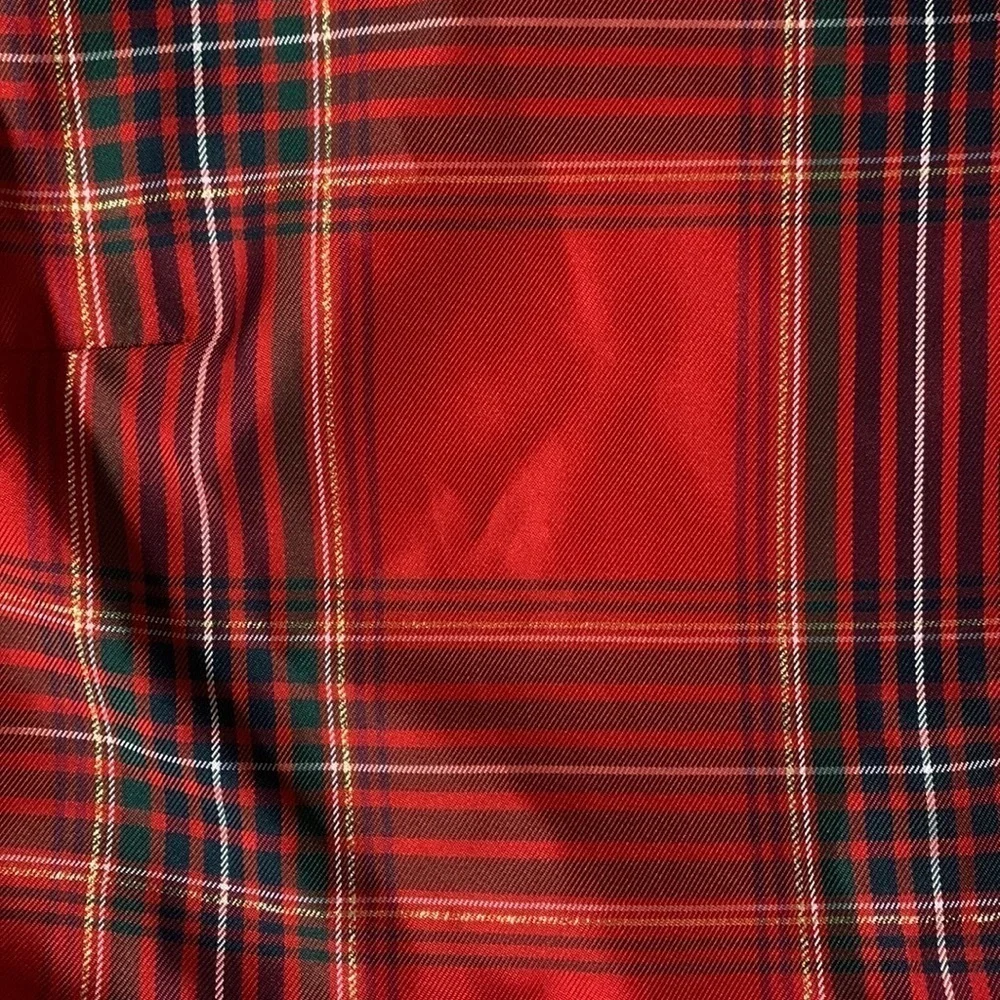 The Childrens Dress New With Tags Classic Red Plaid Dress Girls Size 14